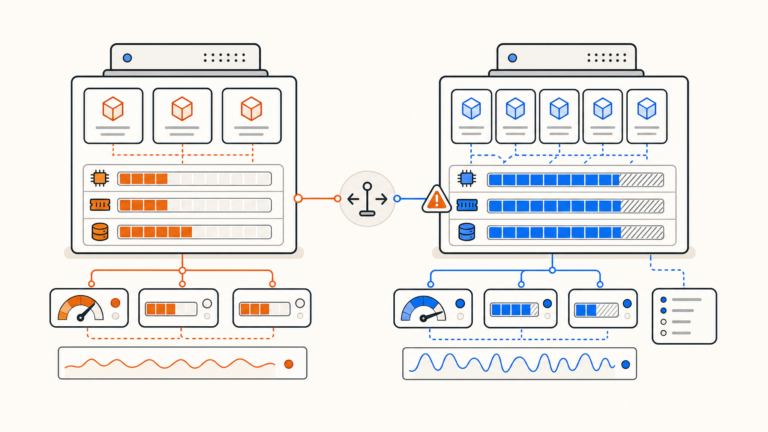 Explicação sobre o funcionamento do Overselling em VPS e seu impacto no desempenho.